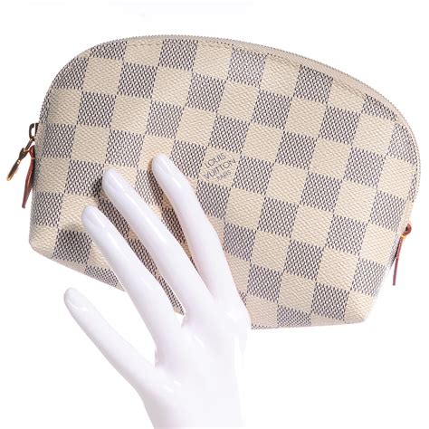 damier azur cosmetic pouch